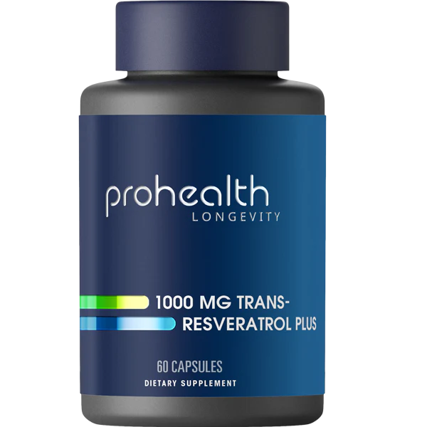 Image of Trans-Resveratrol Plus - 1000 mg per serving, 60 capsules
