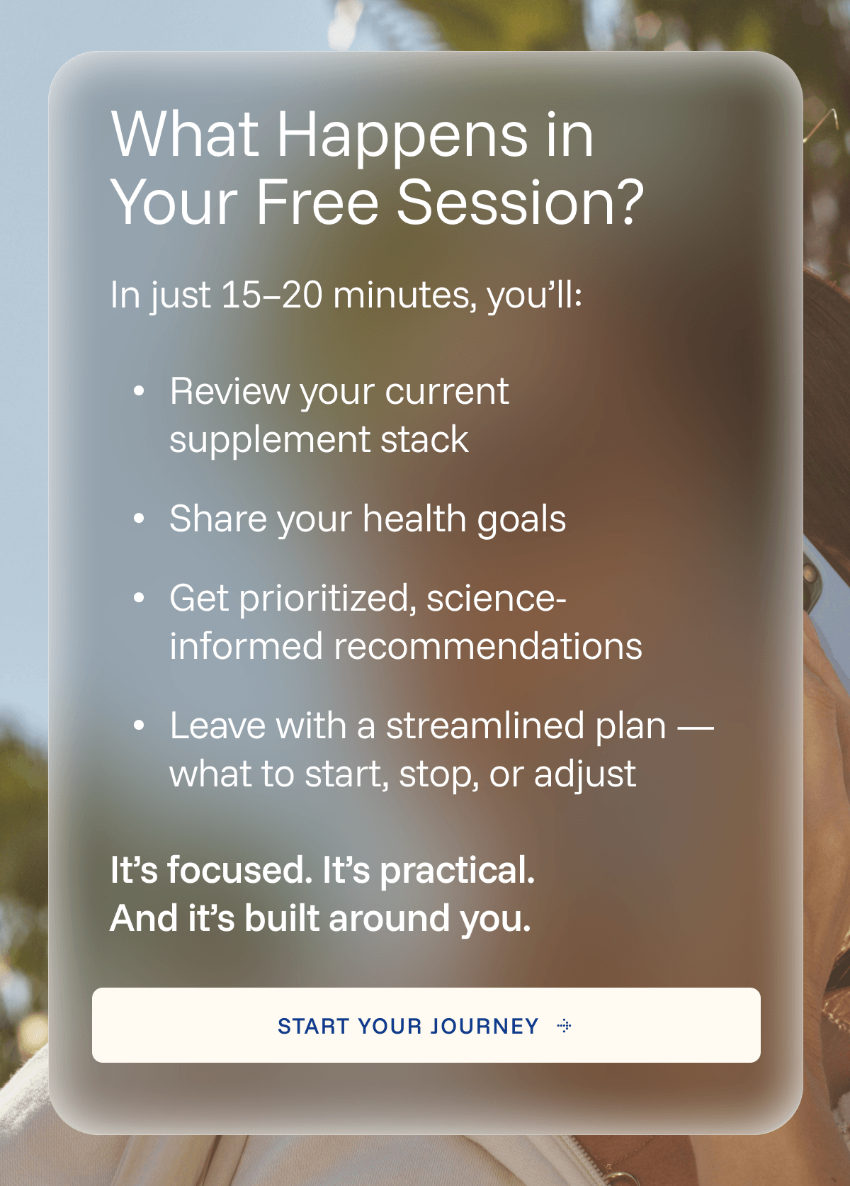 Your first session