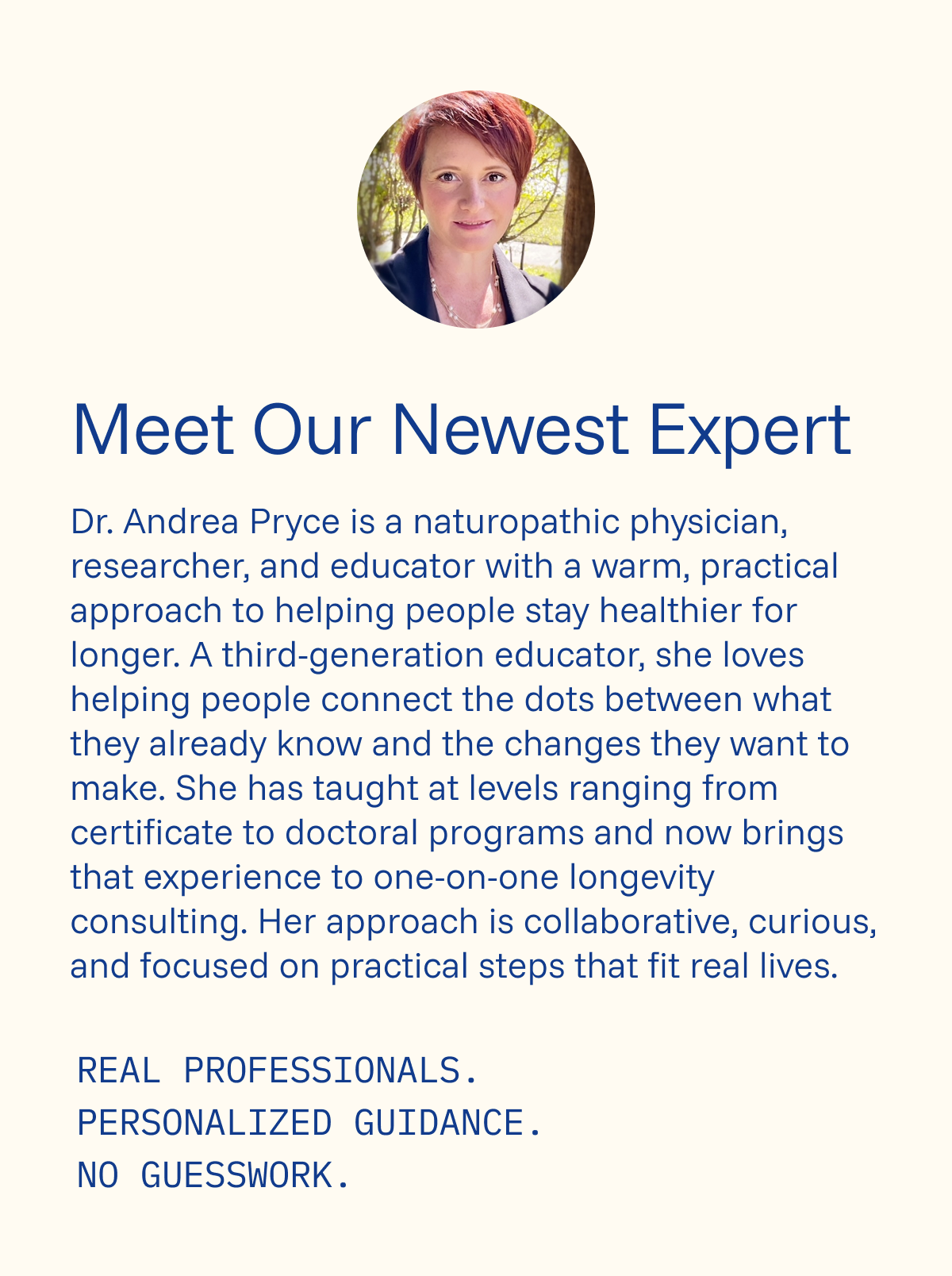 Meet our newest expert