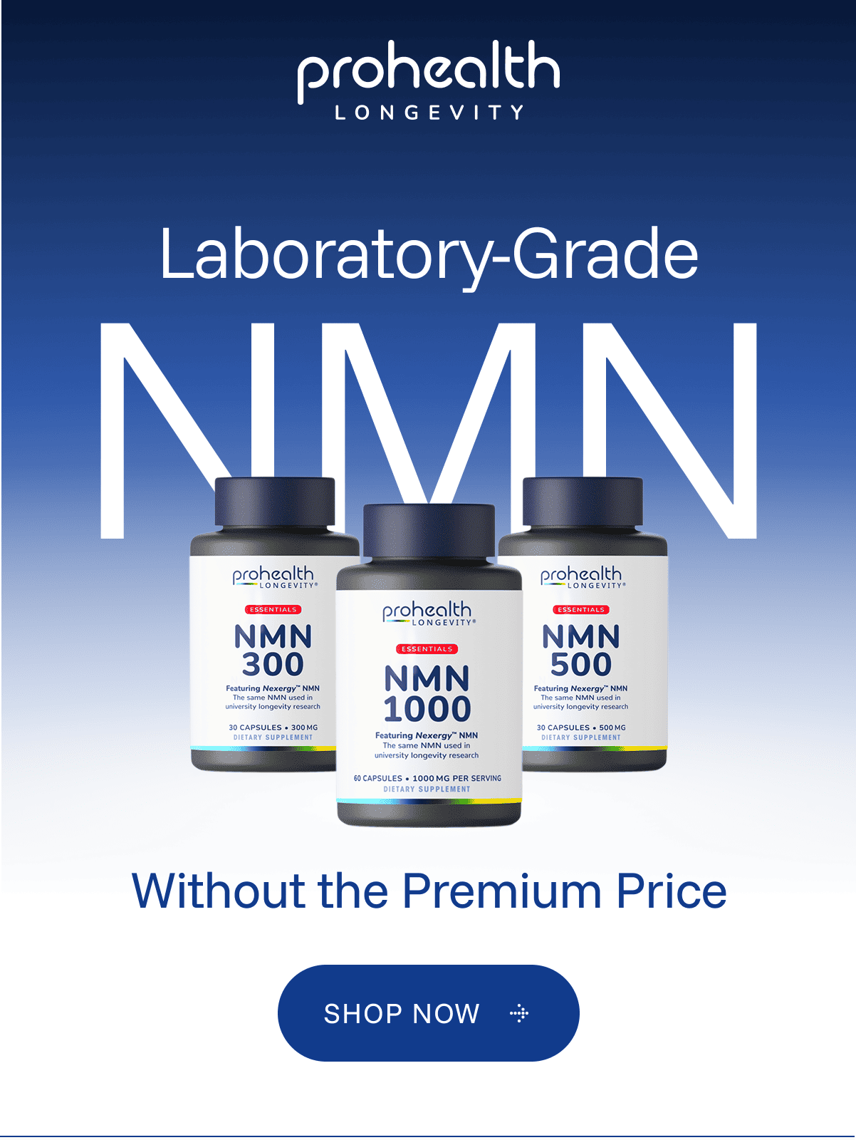 New! Laboratory-Grade NMN - Now Within Reach 