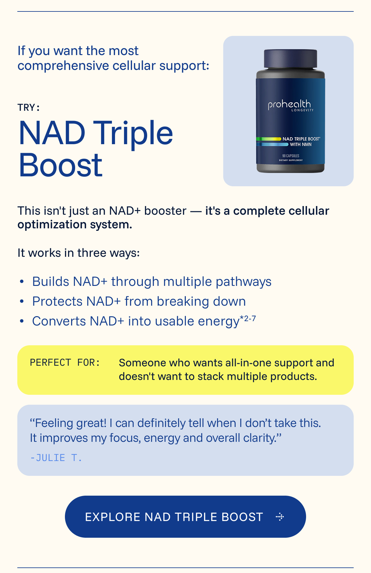 Try: NAD Triple Boost {PH659}