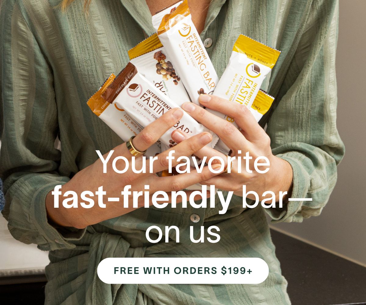 Your favorite fast-friendly bar—on us | Free with orders $199+