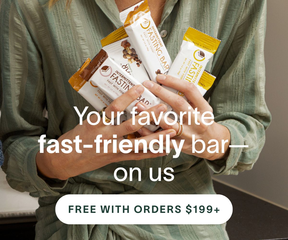 Your favorite fast-friendly bar—on us | Free with orders $199+