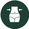 Fat-focused weight loss icon