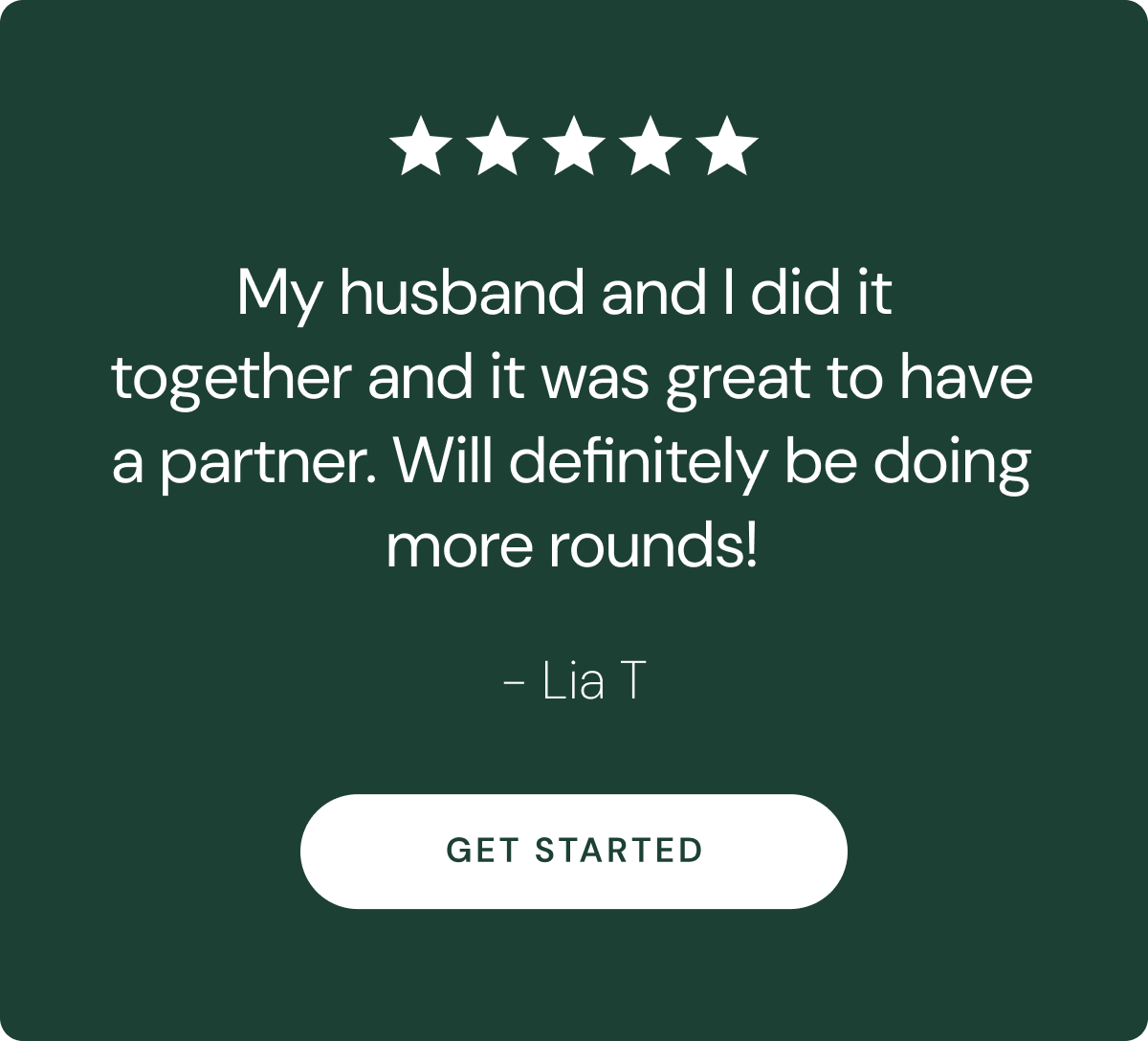 Trusted by 1M+ users - 5 stars: "“Easier than I thought, took a 1/2 inch off my waist, 4 lbs off, stopped night time snacking, and lost another lb after program.“ - RIKA L." | GET STARTED