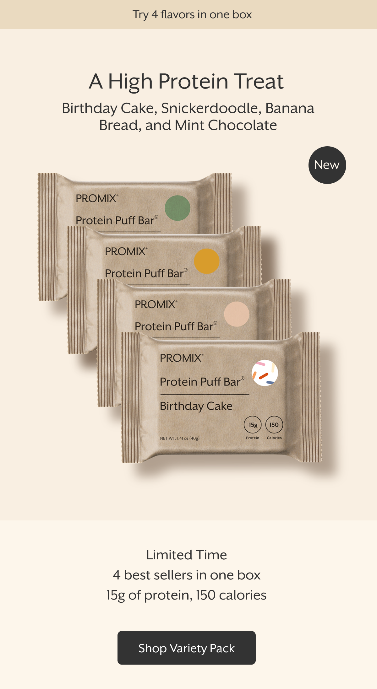 A High Protein Treat - Shop Variety Pack