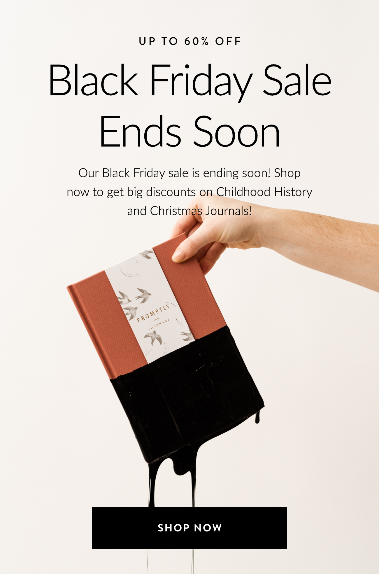 Up to 60% off sitewide. Blac Friday Sale Ends Soon. Our Black Friday sale is ending soon! Shop now to get big discounts on Childhood History and Christmas Journals! 
