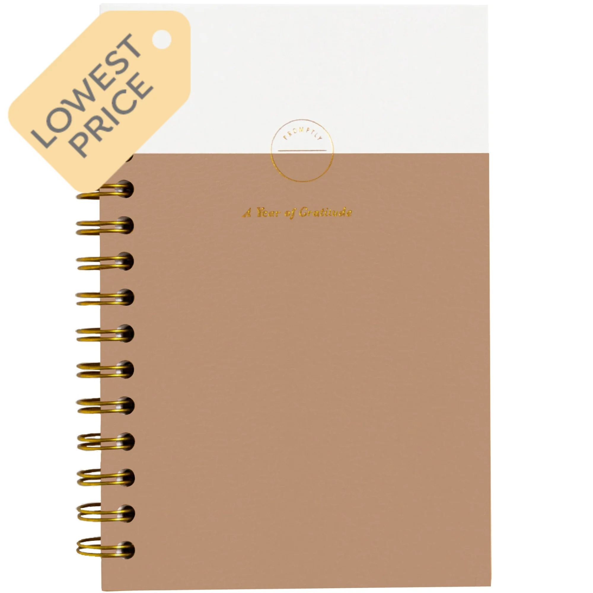 Image of Gratitude Journal - Cashew Leatherette