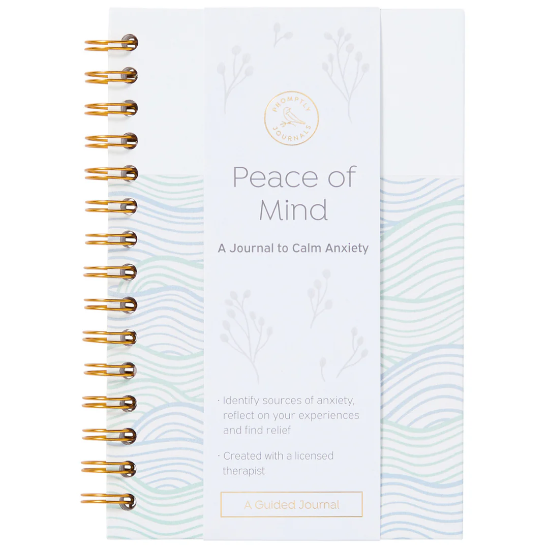 Image of Peace of Mind: A Journal to Calm Anxiety (Aquamarine)