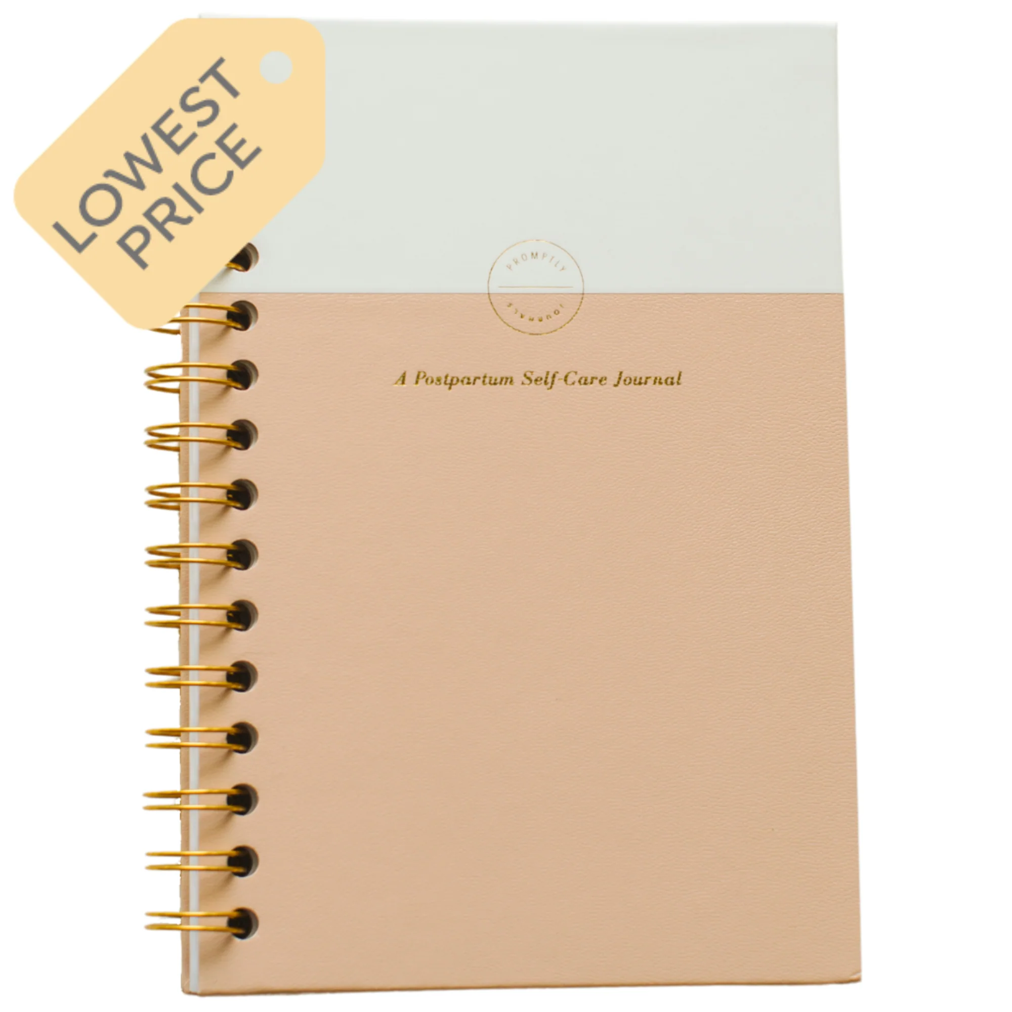 Image of My Postpartum Journal: A Year of Self-Care (Country Peach)