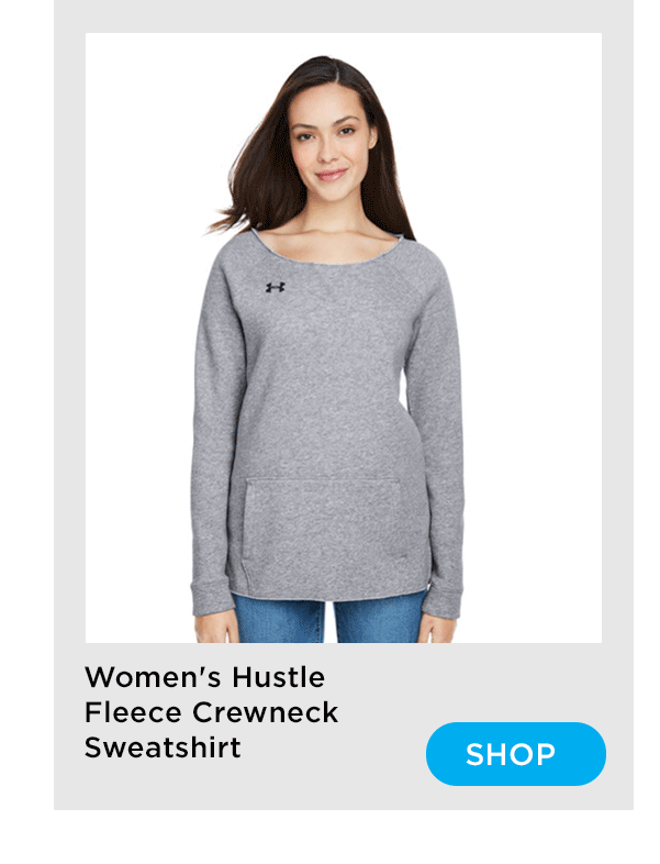Under Armour Women's Hustle Fleece Crewneck Sweatshirt
