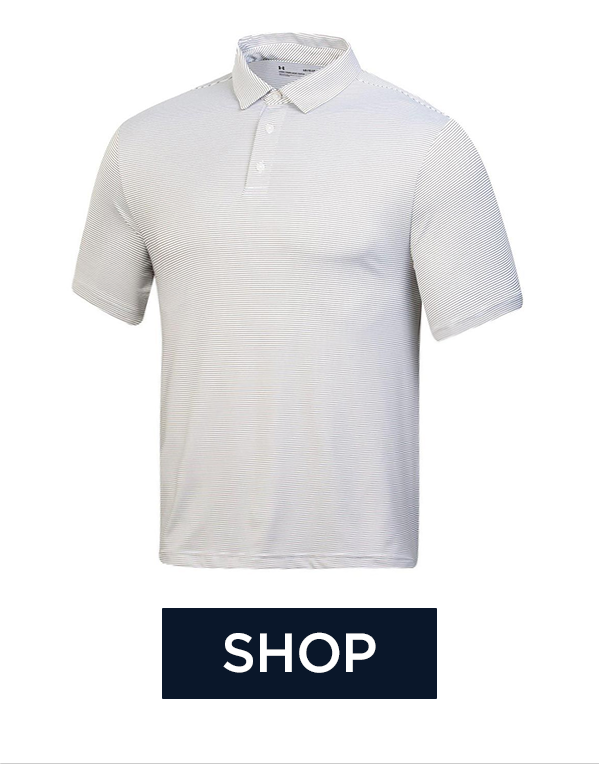 Under Armour Men's T2 Green Bridge Stripe Polo