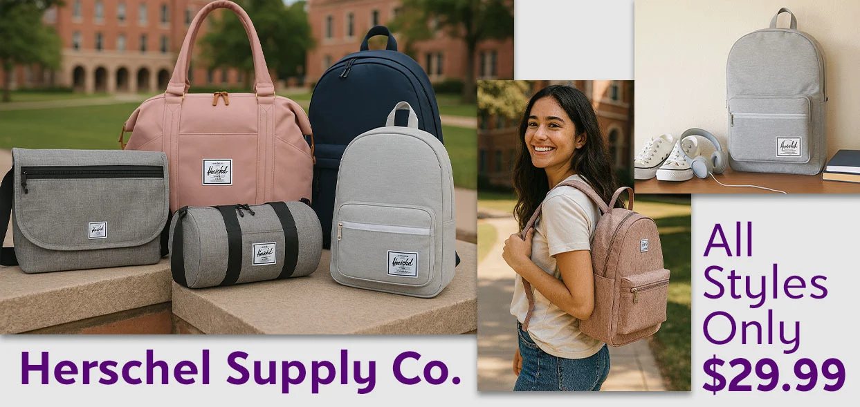Herschel Supply Co. at Zulily