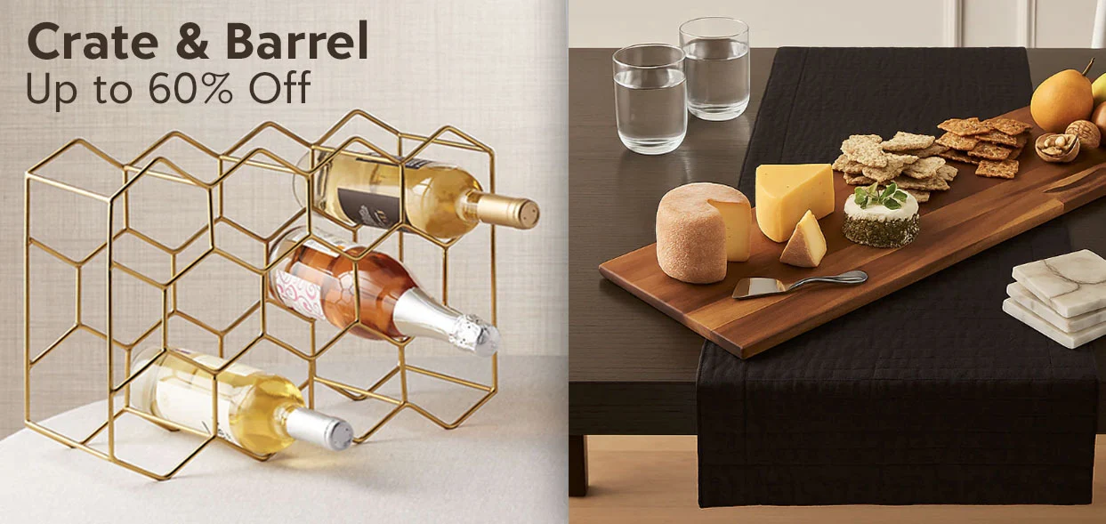 Crate & Barrel at Zulily