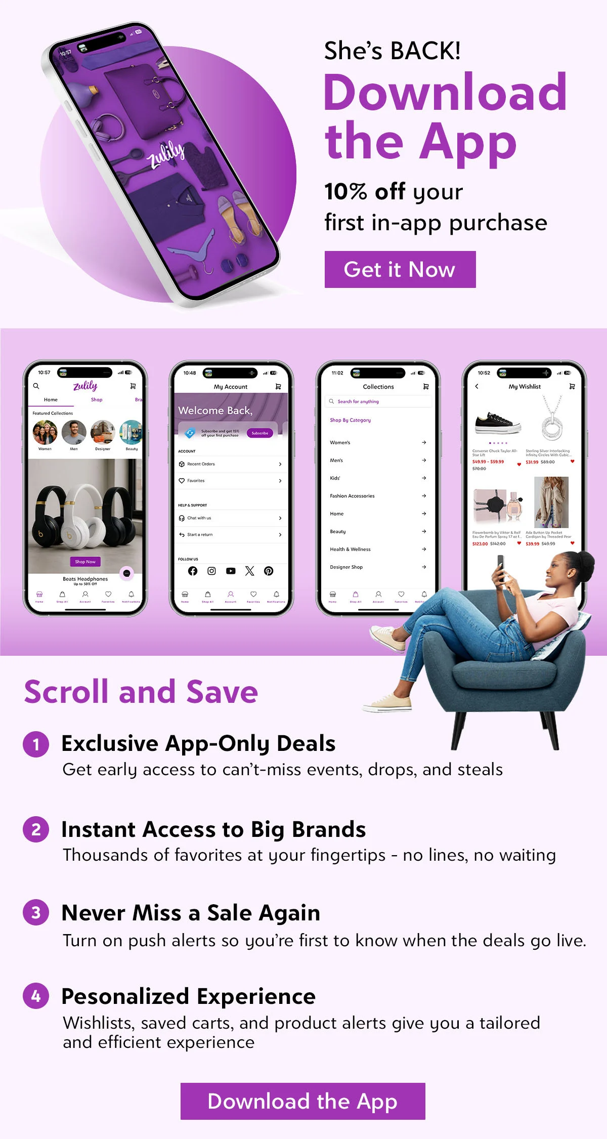 Download the Zulily App