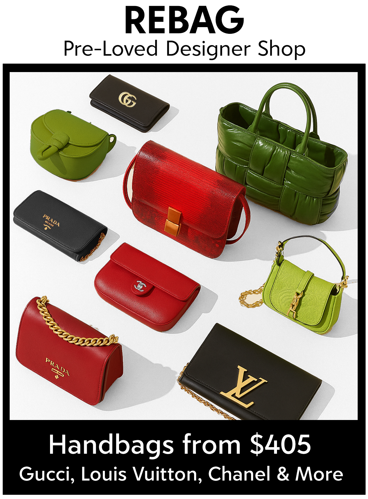 Gucci, Louis Vuitton and Chanel at Zulily