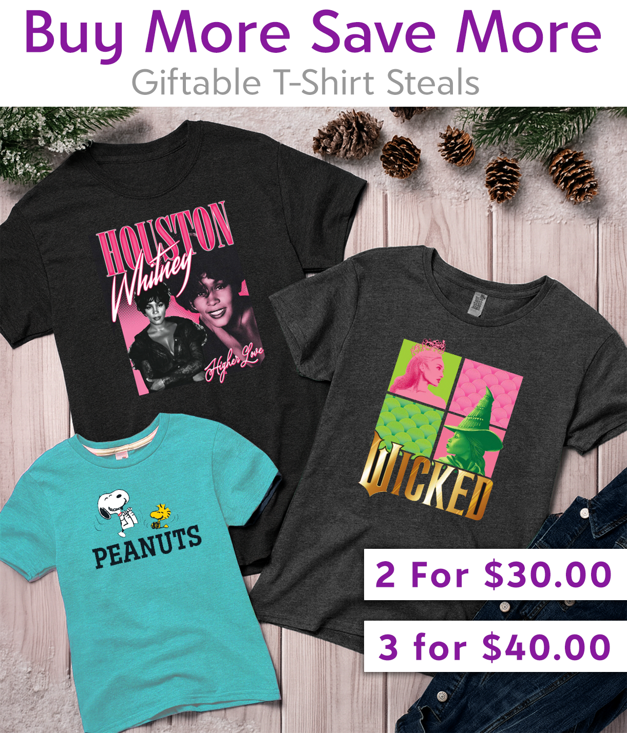 Buy More Save More Giftable T-Shirt Steals at Zulily