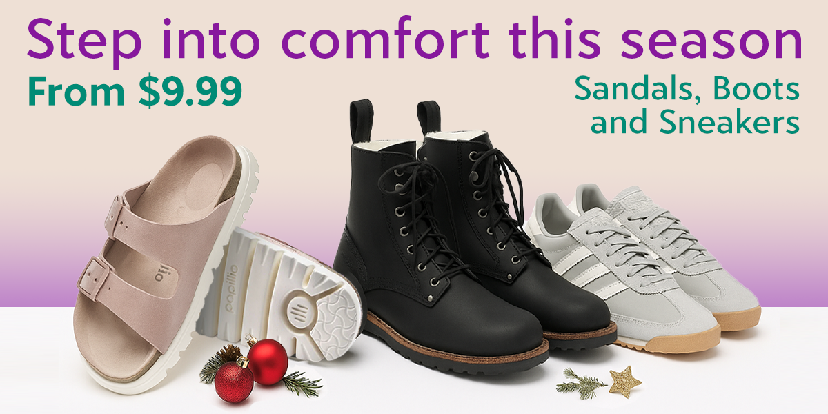 Step into comfort this season at Zulily