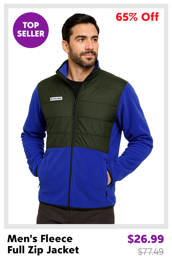 Columbia Men's Fleece Full Zip Jacket