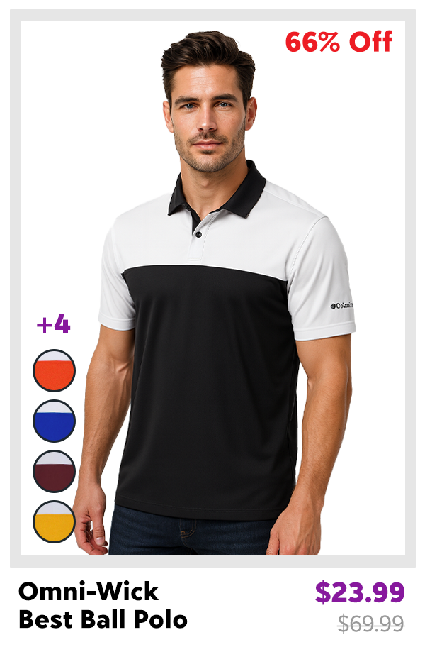 Columbia Omni-Wick Best Ball Polo