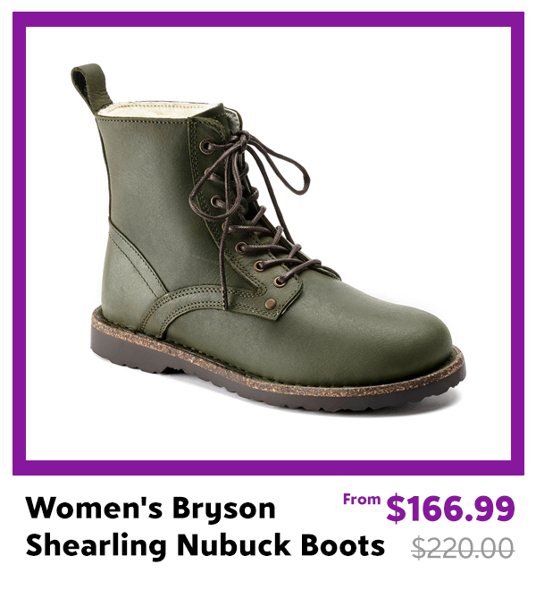 Birkenstock Women's Bryson Shearling Nubuck Boots