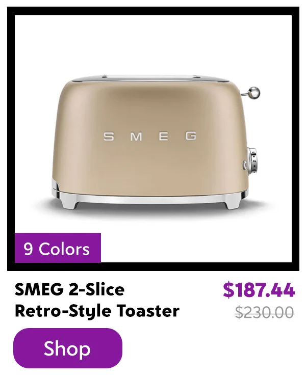 SMEG 2-Slice Retro-Style Toaster