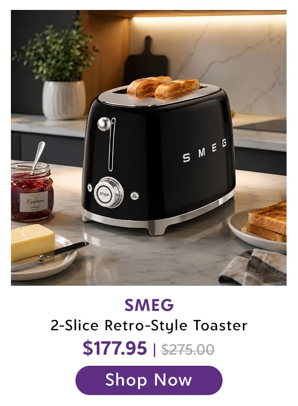 SMEG 2-Slice Retro-Style Toaster