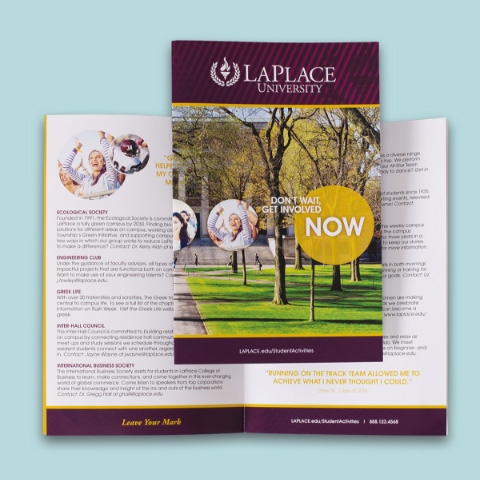 University booklet.