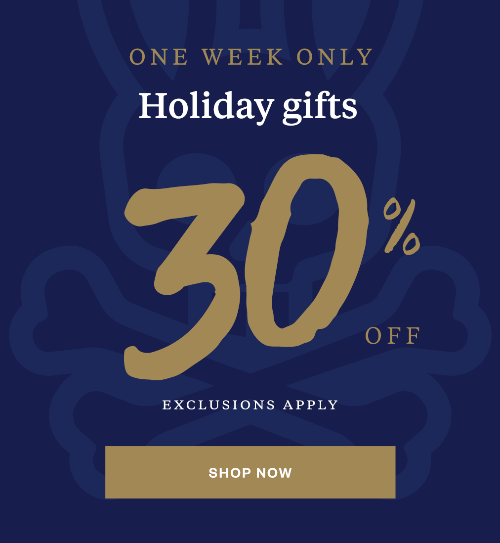 Shop Holiday Gifts at 30% off