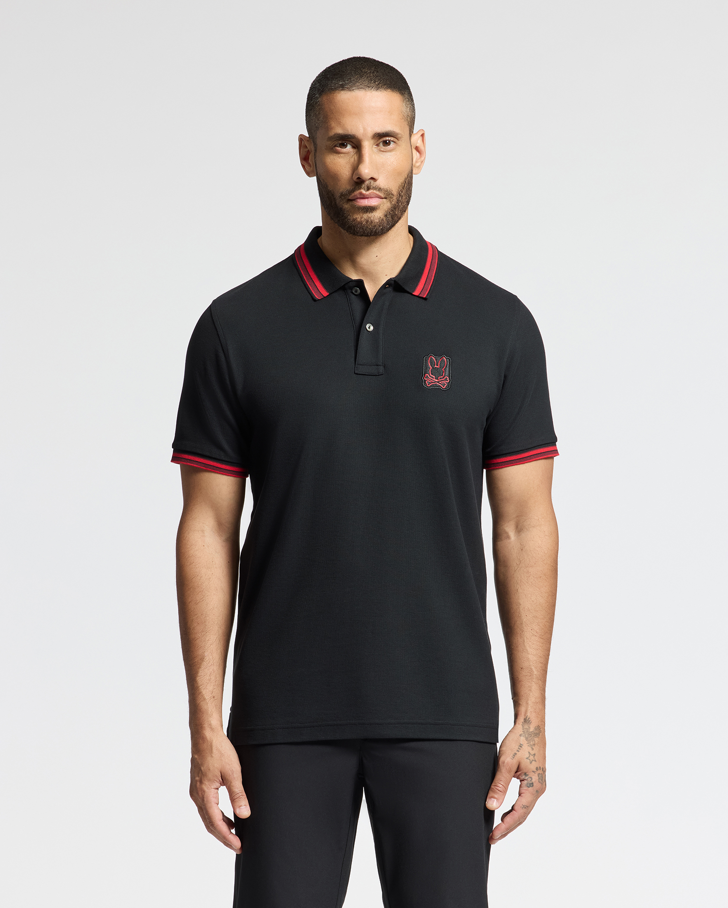 pierce pique polo