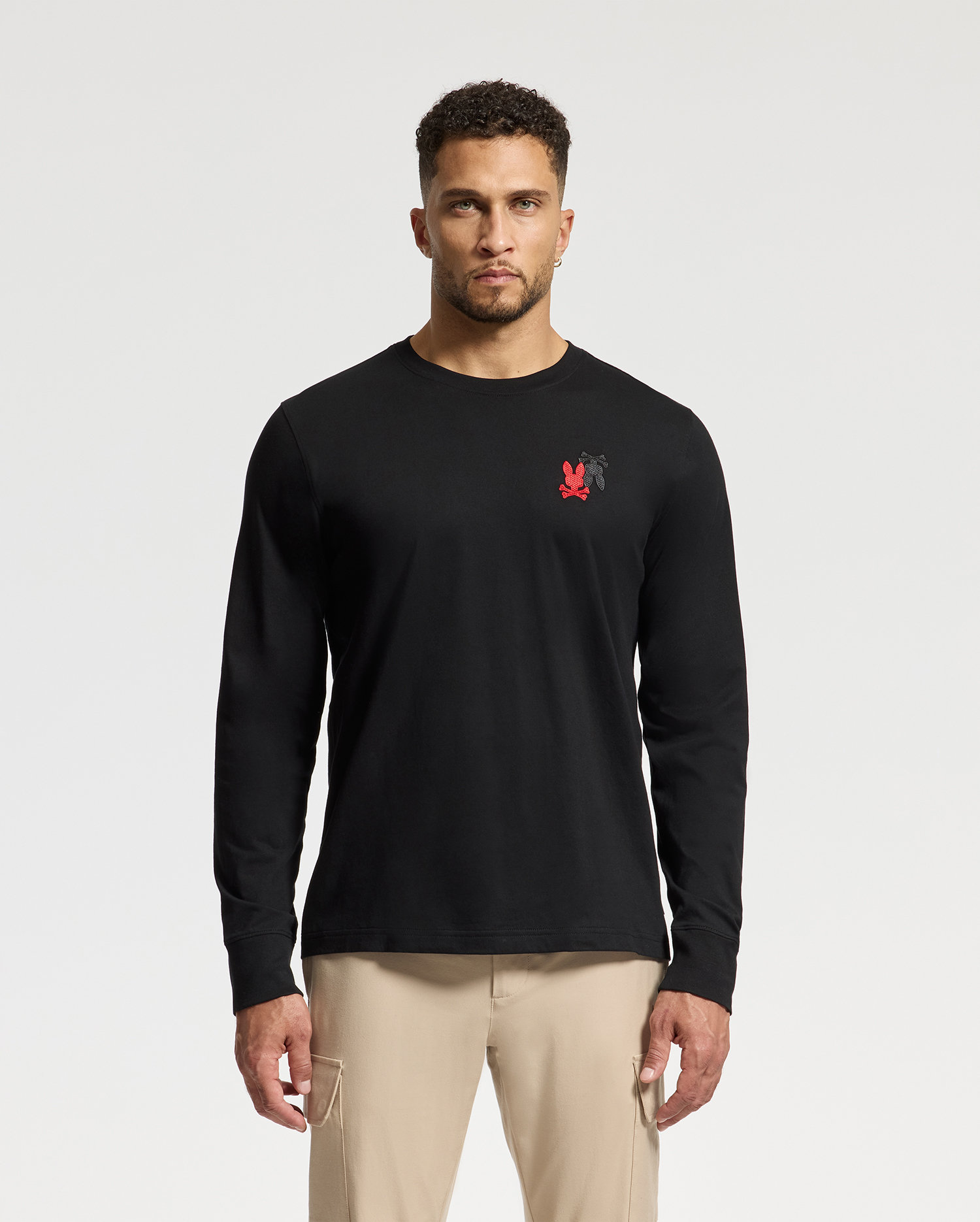 pierce long sleeve back graphic tee