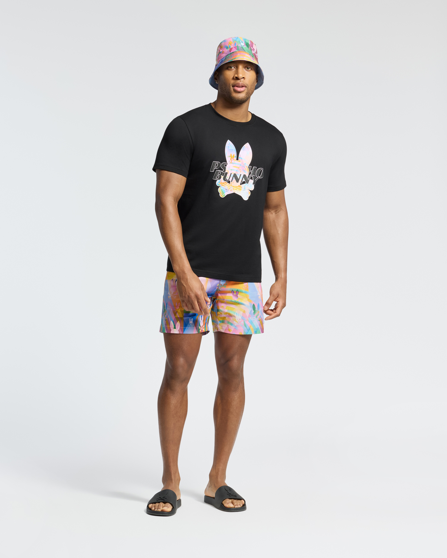 milos printed swim trunk