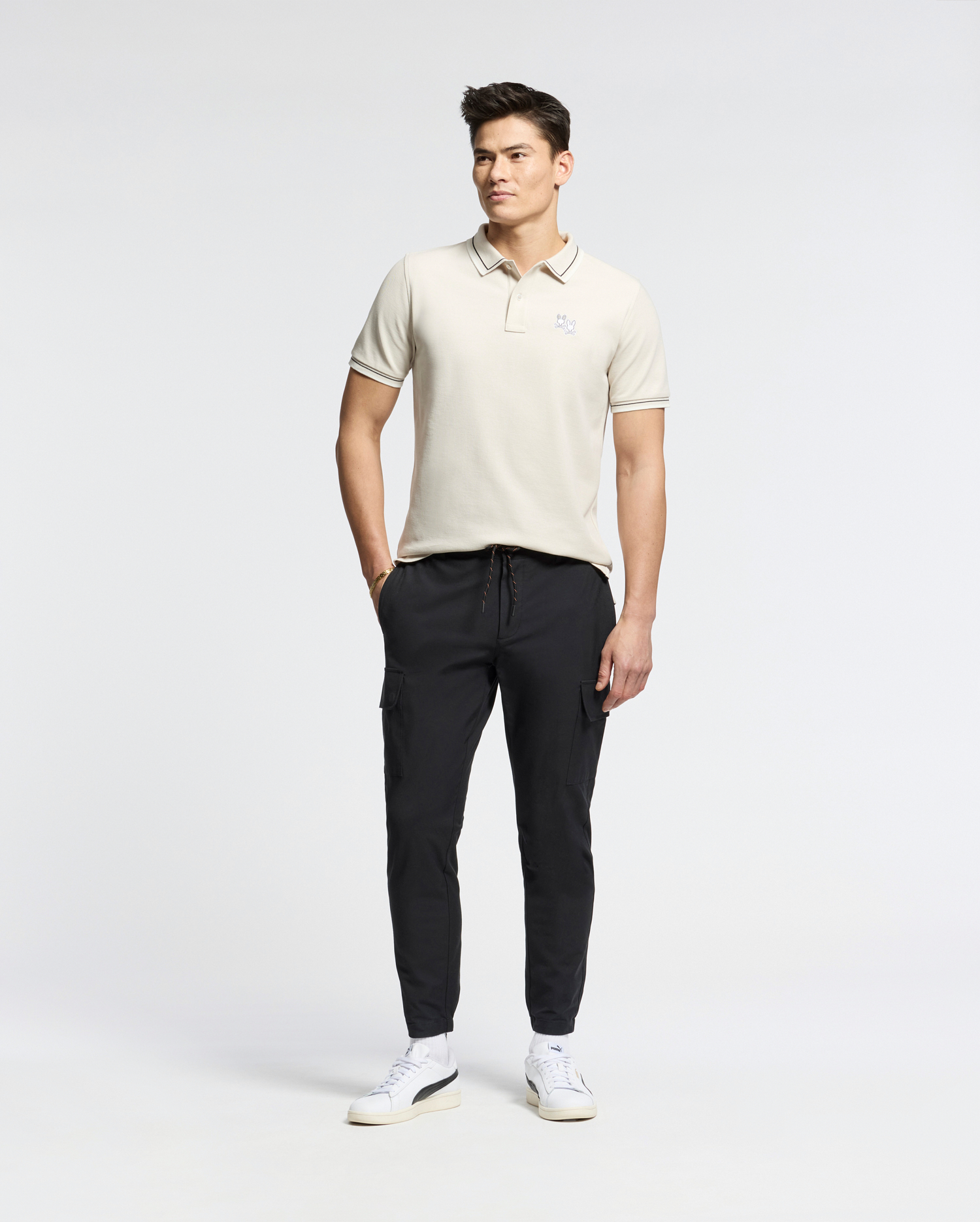 elliot pique polo