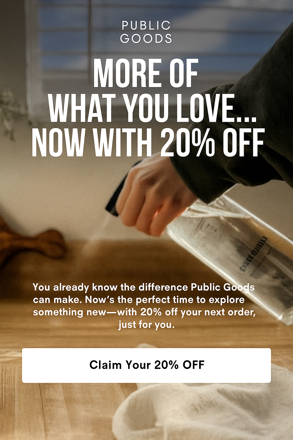 More of What You Love... Now With 20% Off