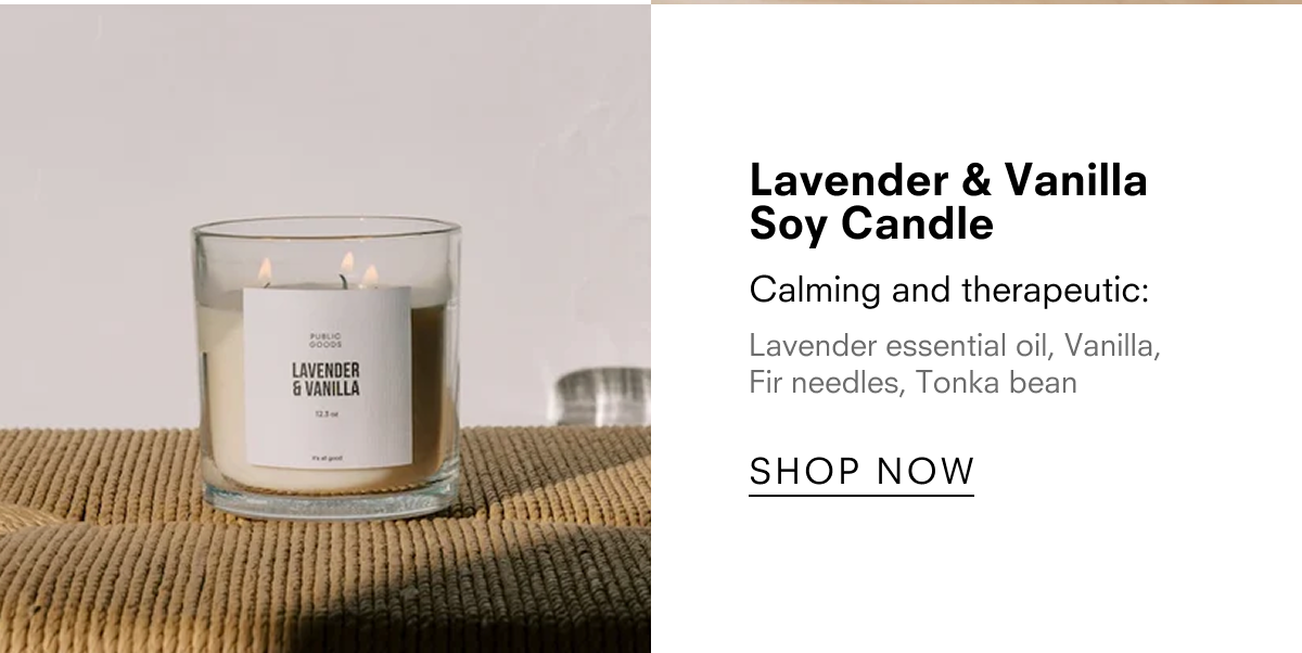 Lavender & Vanilla Soy Candle