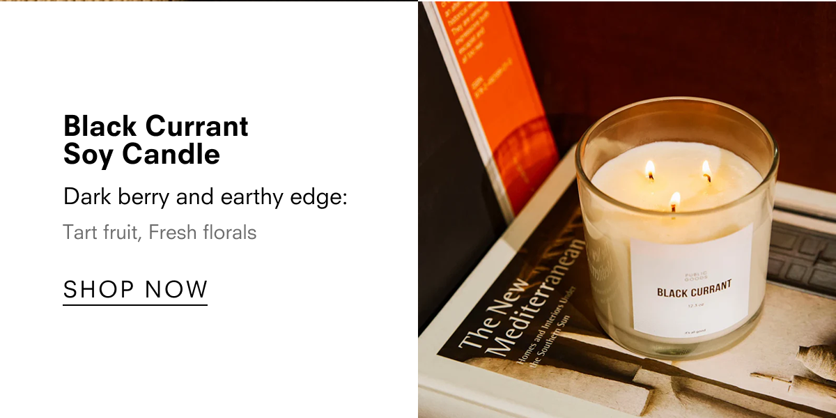 Black Currant Soy Candle