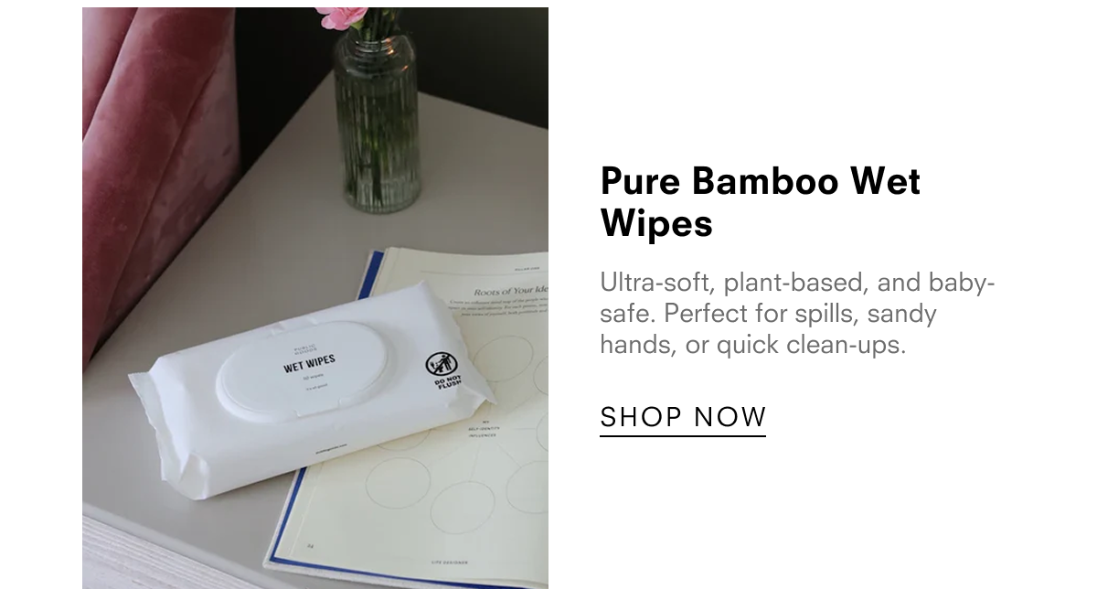 Pure Bamboo Wet Wipes