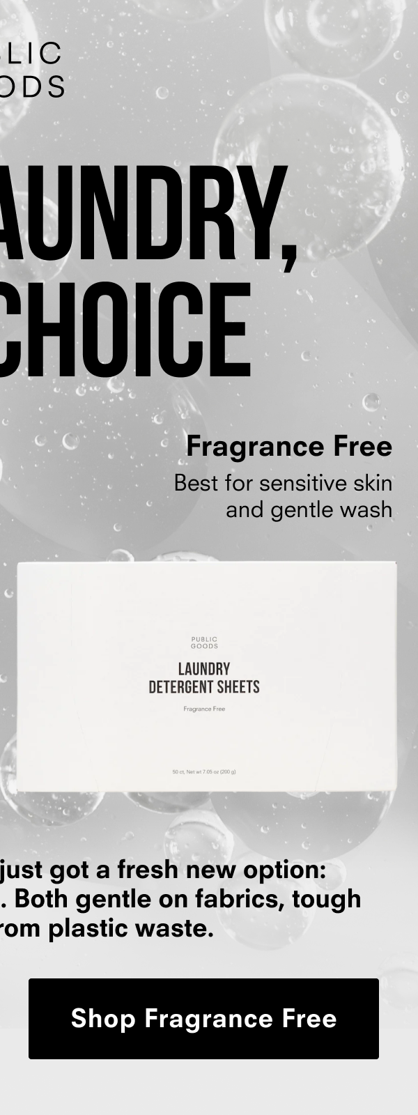 Shop Fragrance Free