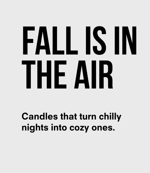 Fall is in the air