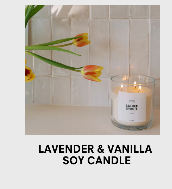 Lavender & Vanilla Soy Candle