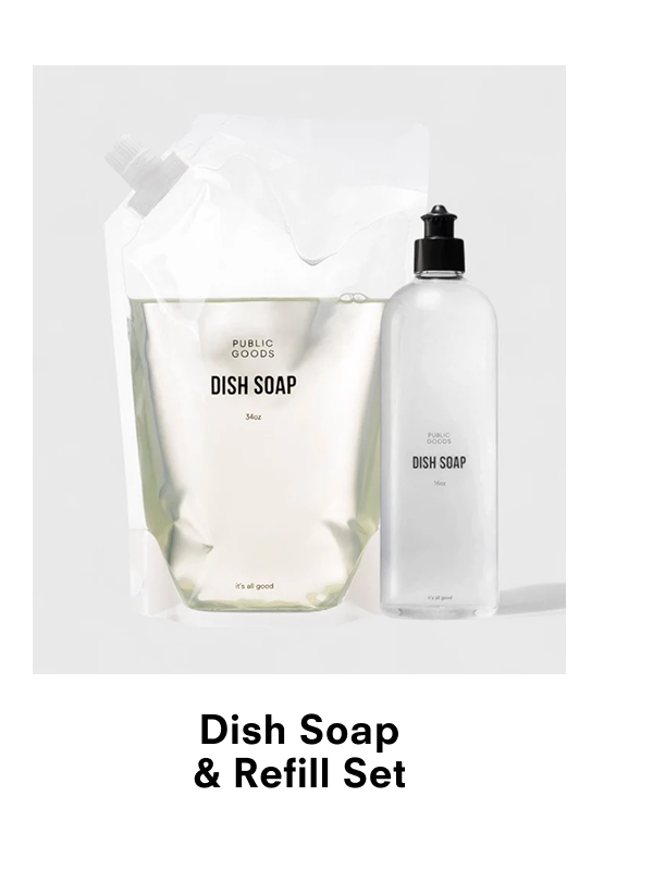 Dish Soap & Refill Set