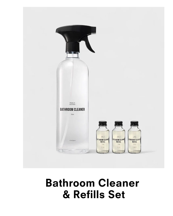 Bathroom Cleaner & Refills Set