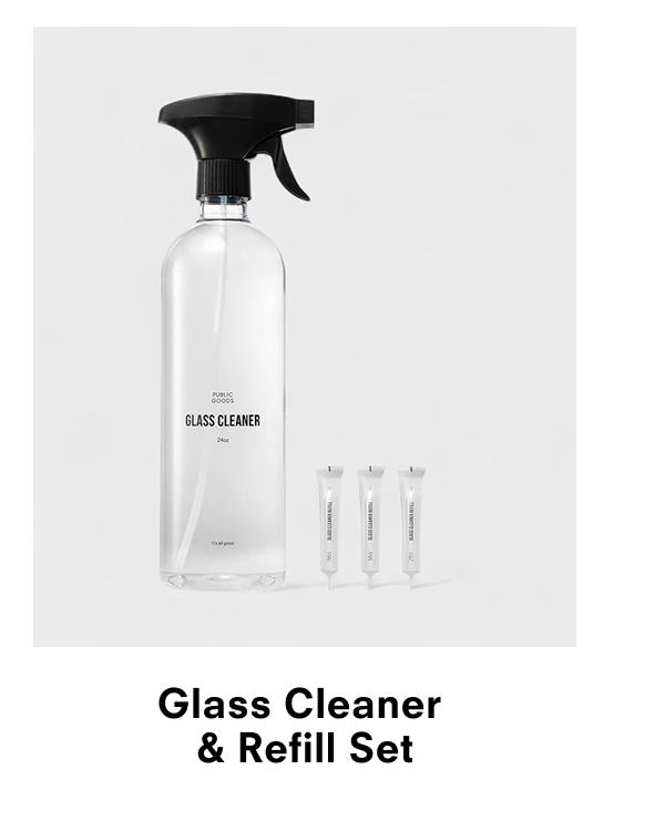Glass Cleaner & Refill Set