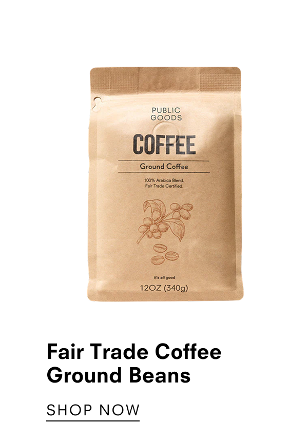 Fair Trade Coffee Ground Beans