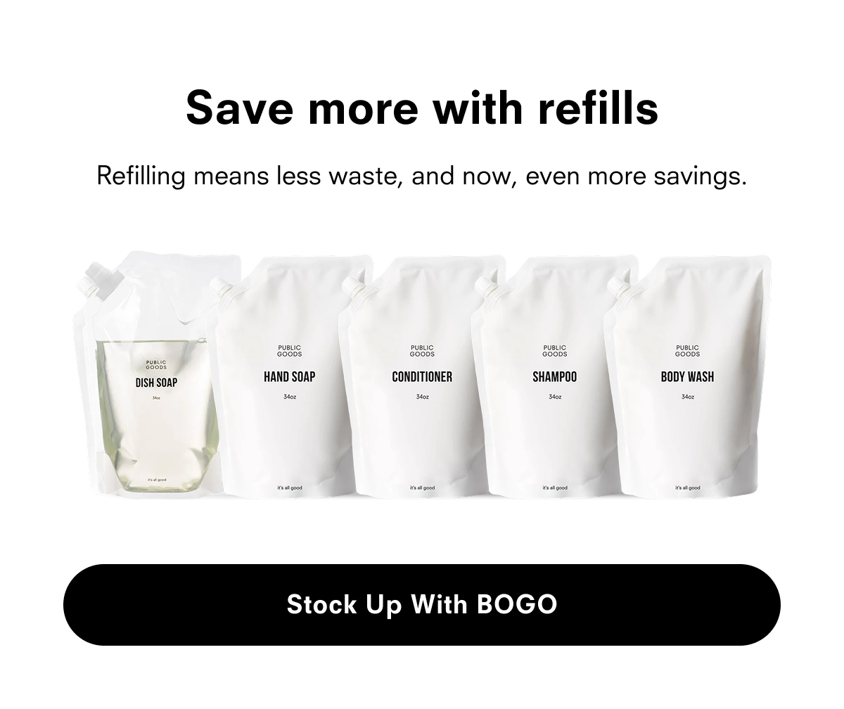 Save more with refills