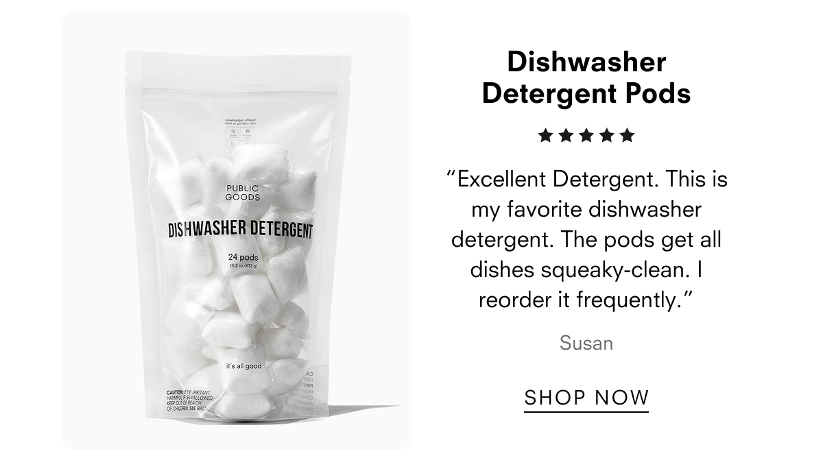 Dishwasher Detergent Pods (24 ct)