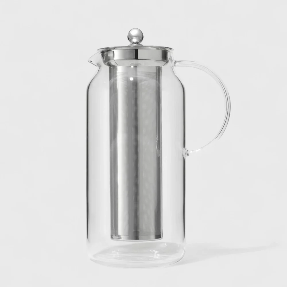 Image of Tea & Water Glass Pitcher with Infuser