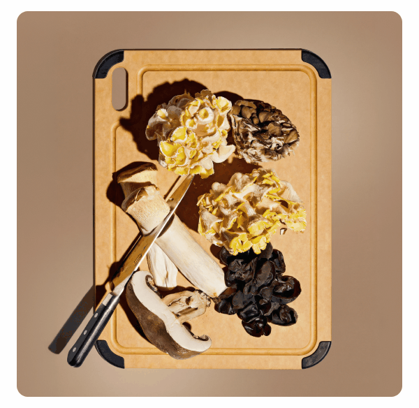 Now back in stock. Shop the Eco-Friendly Cutting Board.