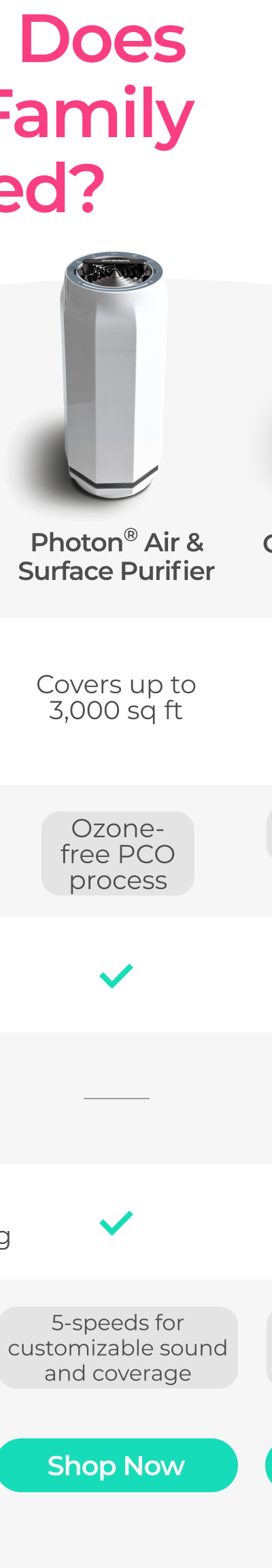 Photon Purifier Features