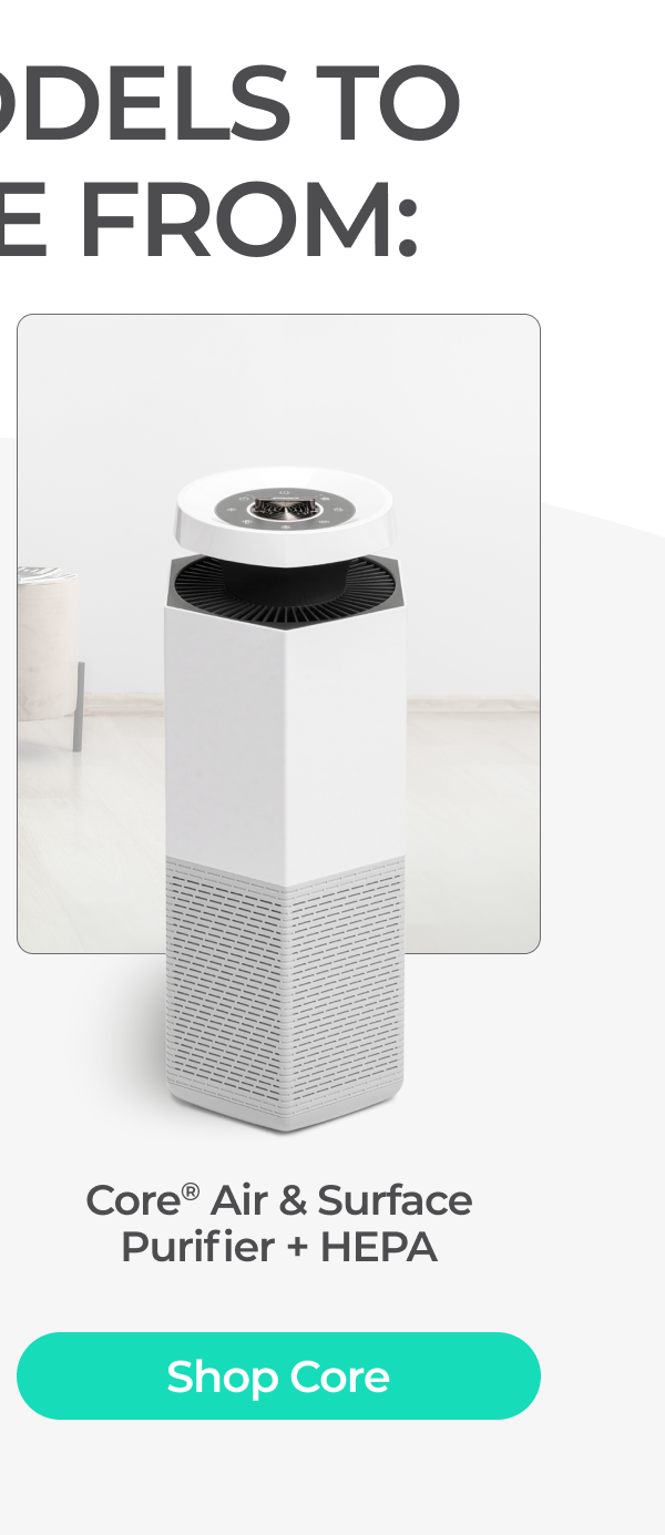 Core Air & Surface Purifier - PCO Technology + HEPA